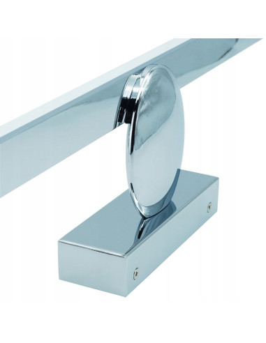 Kinkiet LED SIRIUS 12W, chromowy, wodoodporny 60cm – nowoczesne oświetlenie do łazienek i wnętrz industrialnych