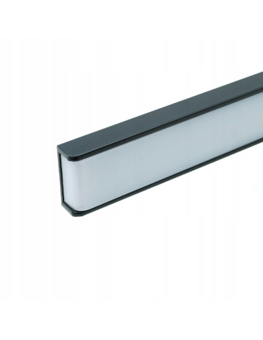 Elegancki kinkiet LED VENUS 8W w kolorze czarnym - nowoczesne oświetlenie łazienkowe, IP44, energooszczędny styl.