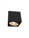 Lampa sufitowa Cardi I Nero / Ufo Gold - nowoczesny plafon minimalistyczny do eleganckich wnętrz