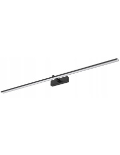 Kinkiet łazienkowy VENUS 120cm czarny LED 24W, nowoczesny design, wysoka jasność 1680 lumenów, wodoodporny