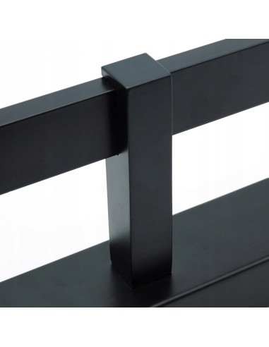 Kinkiet łazienkowy VENUS 120cm czarny LED 24W, nowoczesny design, wysoka jasność 1680 lumenów, wodoodporny