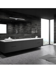 Kinkiet łazienkowy Milagro SHINE 80 cm LED, chromowany, wodoodporny, eleganckie oświetlenie do wnętrz