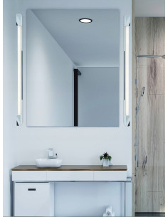 Lampa ścienna Primo 900 LED IP44 - Nowoczesne oświetlenie do łazienek i wnętrz komercyjnych, chromowy design. 2