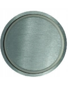 Kinkiet okrągły RECTUS LED w srebrnym wykończeniu – nowoczesne oświetlenie ścienne do eleganckich wnętrz