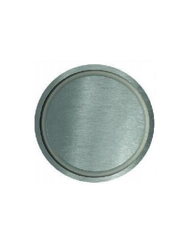 Kinkiet okrągły RECTUS LED w srebrnym wykończeniu – nowoczesne oświetlenie ścienne do eleganckich wnętrz