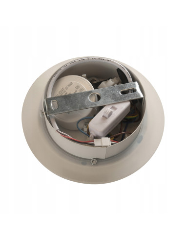 Reflektor ścienny Parma GU10 z wymiennymi obręczami, czarny metal, regulowane oświetlenie do nowoczesnych wnętrz