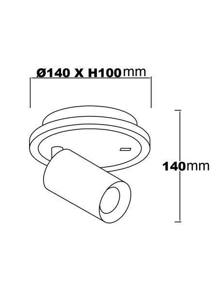 Lampa ścienna Parma z ruchomym reflektorem - eleganckie oświetlenie do biura i przedpokoju w białym i złotym kolorze