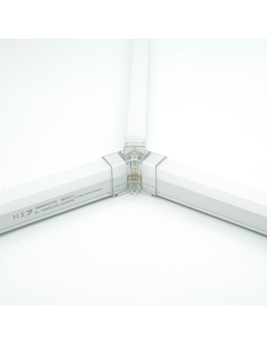 Sześciokątna lampa sufitowa LED 11x35W, 8500lm, 6500K - nowoczesne oświetlenie do biura i salonu