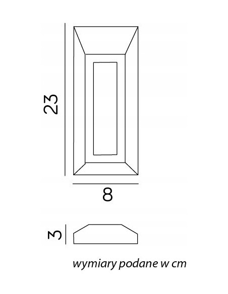 Lampa natynkowa LED MUR PC 2502B - eleganckie oświetlenie zewnętrzne w odcieniu szarości, IP65, 150 lumenów.