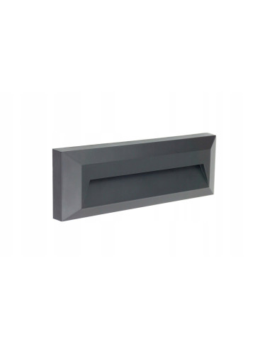 Lampa ścienna Su-ma MUR PC 2502C DG z regulacją barwy światła, IP65, ciemnoszara, do elewacji budynków