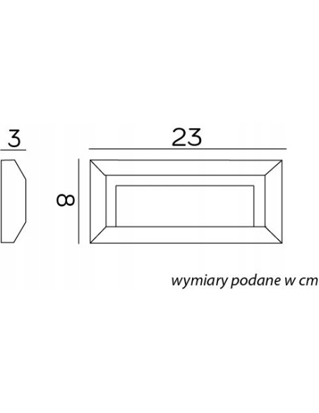 Lampa ścienna Su-ma MUR PC 2502C DG z regulacją barwy światła, IP65, ciemnoszara, do elewacji budynków