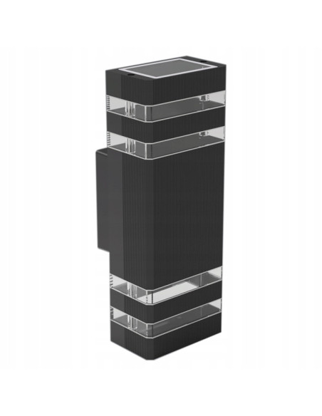 Lampa ogrodowa VINI - elegancka aluminiowa z wymiennymi żarówkami GU10, wodoodporna IP54 do elewacji i tarasu