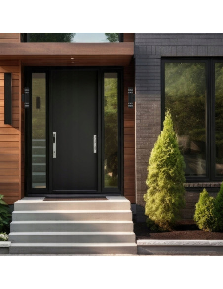 Lampa ogrodowa VINI - elegancka aluminiowa z wymiennymi żarówkami GU10, wodoodporna IP54 do elewacji i tarasu