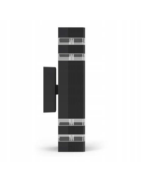 Lampa ogrodowa VINI - elegancka aluminiowa z wymiennymi żarówkami GU10, wodoodporna IP54 do elewacji i tarasu