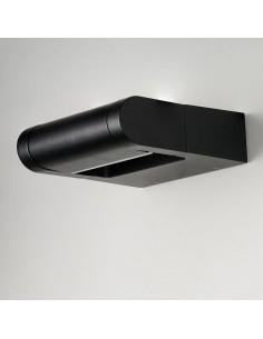 Nowoczesny kinkiet LED FRAME WALL V2 z regulacją, czarny, IP65, do ogrodów i przestrzeni publicznych, AZzardo 2