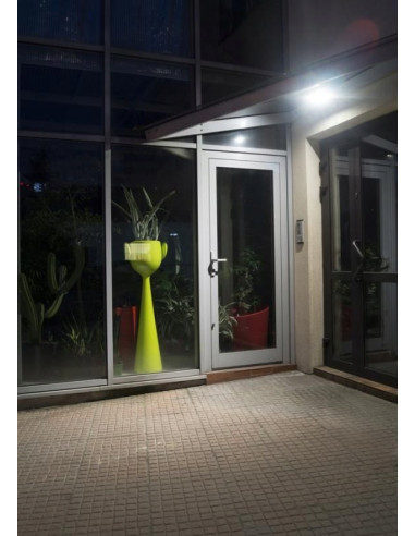 Lampa LED Eggo 6160 - nowoczesne oświetlenie elewacyjne z aluminiowym wykończeniem, regulowana głowica, IP54