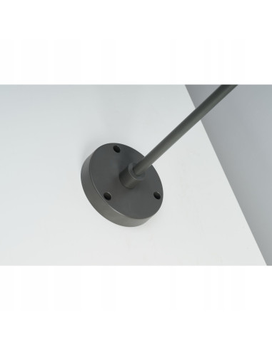 Lampa ogrodowa LED ALVA 100 cm, wodoodporna, szara z białym kloszem, AZzardo – idealna na grill i wesele