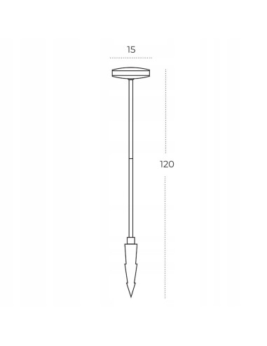 Lampa ogrodowa LED ALVA 100 cm, wodoodporna, szara z białym kloszem, AZzardo – idealna na grill i wesele