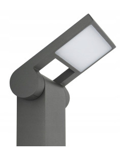 Nowoczesna lampa stojąca NEO LED, regulowana, 100 cm, aluminiowa, ciepłe białe światło 3000K, IP54, do przestrzeni publicznych 2