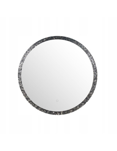 Lustro łazienkowe okrągłe LED 60 cm z dotykowym włącznikiem, IP44, marka Zuma Line, nowoczesny design