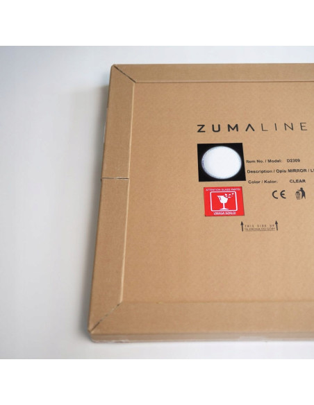 Lustro łazienkowe okrągłe LED 60 cm z dotykowym włącznikiem, IP44, marka Zuma Line, nowoczesny design