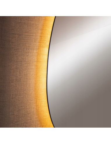 Owalne lustro łazienkowe LED z dotykowym włącznikiem, IP44, 70x50 cm, Zuma Line - elegancki design i funkcjonalność