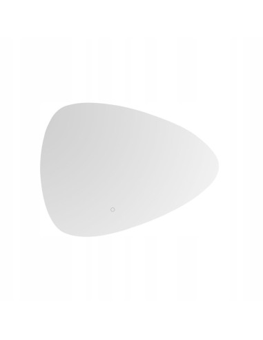 Owalne lustro łazienkowe LED z dotykowym włącznikiem, IP44, 70x50 cm, Zuma Line - elegancki design i funkcjonalność