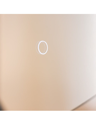 Owalne lustro łazienkowe LED z dotykowym włącznikiem, IP44, 70x50 cm, Zuma Line - elegancki design i funkcjonalność