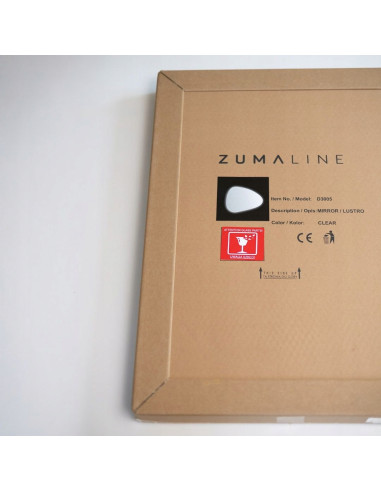 Owalne lustro łazienkowe LED z dotykowym włącznikiem, IP44, 70x50 cm, Zuma Line - elegancki design i funkcjonalność