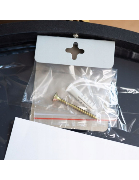 Lustro LED 60 cm z dotykowym włącznikiem w złotym wykończeniu - eleganckie, okrągłe do nowoczesnej łazienki.