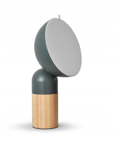 Lampa Stojąca MAX z Tekstylnym Dyfuzorem w Szarym Kolorze - Nowoczesne Oświetlenie do Wnętrz