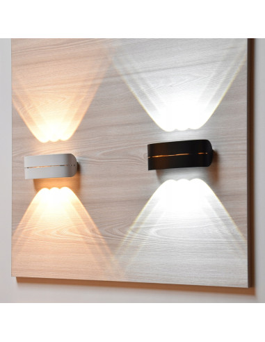 Lampa Ścienna LED HIFLY z Dotykowym Ściemniaczem, Biała, Zmienna Barwa Światła, 760 lm, Nowoczesny Design