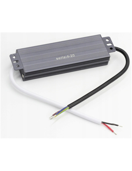 Zasilacz hermetyczny 60W IP67 5A do zastosowań zewnętrznych – odporny na wilgoć i kurz, idealny do diod LED