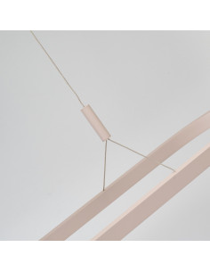 Lampa wisząca LAYLA w odcieniu Beżowym - nowoczesne oświetlenie do eleganckich wnętrz 2