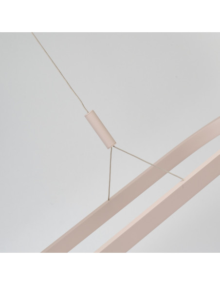 Lampa wisząca LAYLA w odcieniu Beżowym - nowoczesne oświetlenie do eleganckich wnętrz