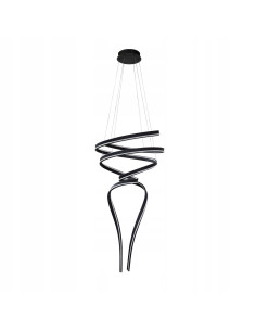 Elegancka lampa wisząca RIBANA z funkcją ściemniania w kolorze czarnym, idealna do korytarza i salonu 2