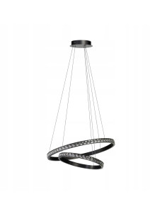 Lampa sufitowa AZALEA 41W z funkcją ściemniania, okrągłe elementy, elegancki design do salonu i jadalni