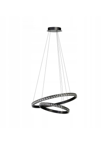 Lampa sufitowa AZALEA 41W z funkcją ściemniania, okrągłe elementy, elegancki design do salonu i jadalni