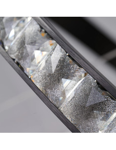 Lampa sufitowa AZALEA 41W z funkcją ściemniania, okrągłe elementy, elegancki design do salonu i jadalni 2