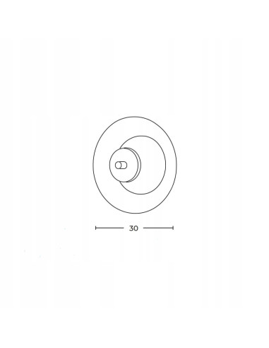 Kinkiet dekoracyjny ANDORA w bursztynowym kolorze do nowoczesnych wnętrz - elegancka lampa ścienna z LED