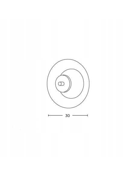 Kinkiet dekoracyjny ANDORA w bursztynowym kolorze do nowoczesnych wnętrz - elegancka lampa ścienna z LED