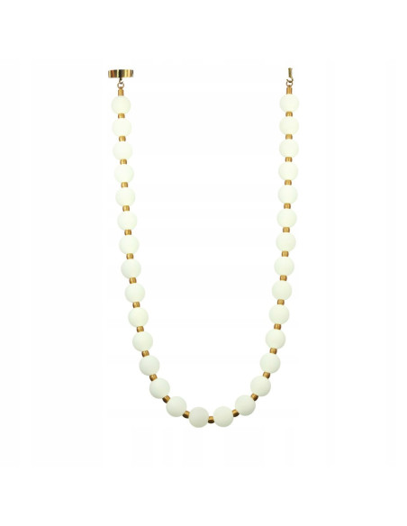 Lampa wisząca Dorado Rope LED CCT 300 cm złoto-biała — girlanda kulek, regulowane podsufitki