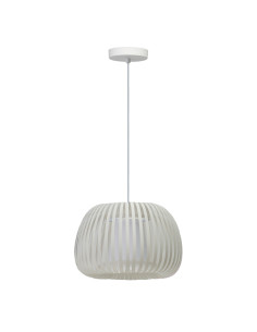 Żyrandol wiszący AGORA beżowy tkaninowy 1xE27 regulacja wysokości 36 cm AZzardo