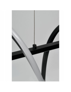 Memphis Lampa wisząca LED 55W czarna z regulacją wysokości i 3-stopniowym ściemnianiem, 120 cm 2