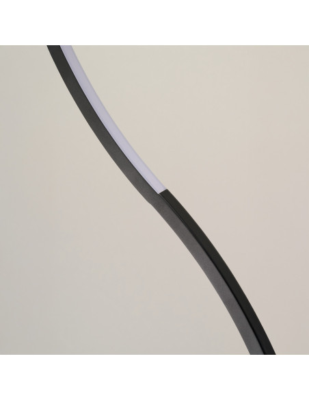 Lampa wisząca FLOW – czarna LED 13-punktowa, 3000K, regulowana 3-stopniowo, aluminium, 59×44 cm