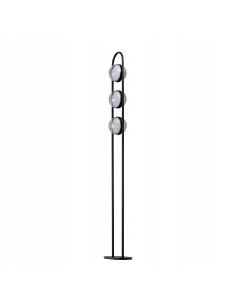 Lampa podłogowa ASTRID 3 LED 140 cm czarna z trzema kulami, 3-stopniowy ściemniacz, szkło/aluminium 2