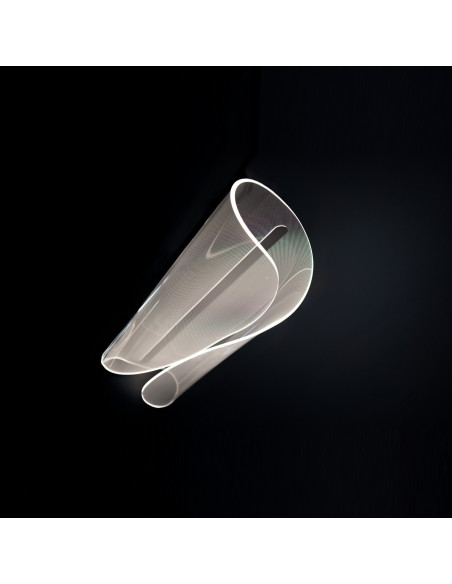 Lampa wisząca LED DRAGONFLY AZ6791 — przezroczysta z czarną ramą, regulowana wysokość, 35W, 3000K