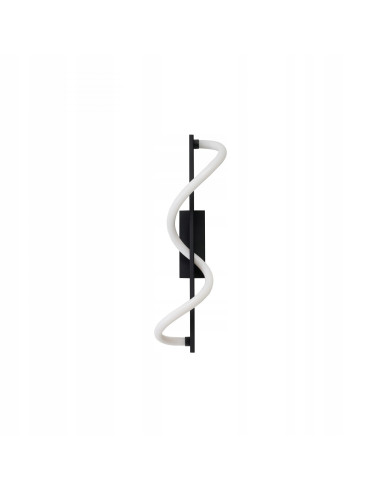 Kinkiet Pescara LED 50 cm czarno-biały — nowoczesny design, aluminium, 10W, 3000K