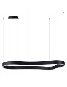 Lampa wisząca MIRABELLA 90 LED 48W z ściemniaczem matowa czerń 89,5 cm regulowana wysokość 2