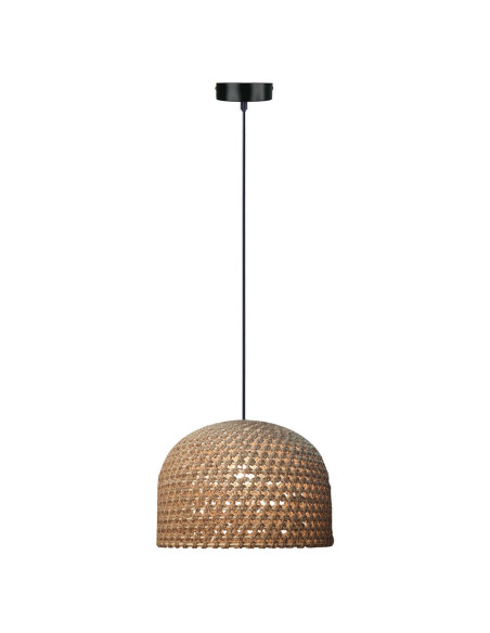 Lampa Rattanowa Kanso 40 cm w stylu boho – Elegancka oświetlenie dla jadalni, salonu i biura.
